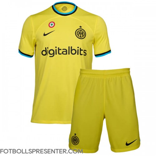 Inter Milan Tredje tröja Barn 2022-23 Kortärmad (+ korta byxor)
